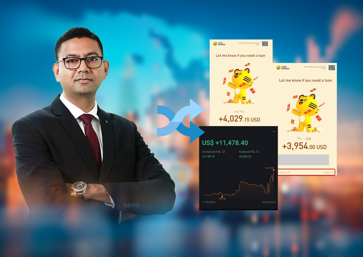 Stock market background